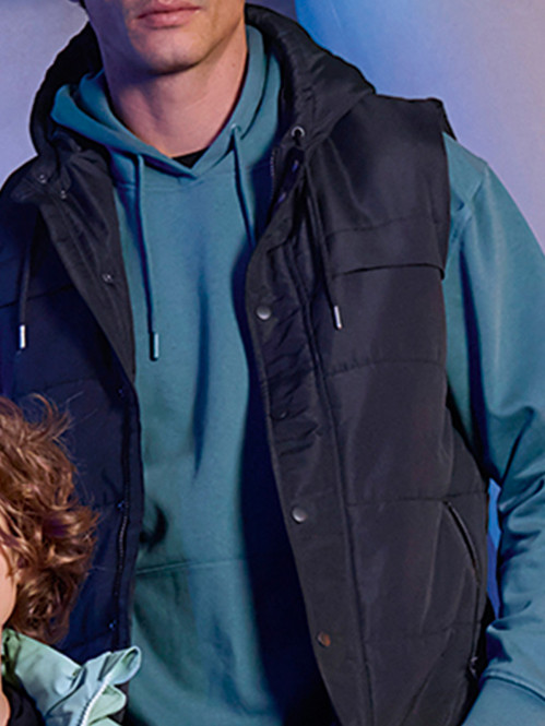 Veste sans manches noir homme