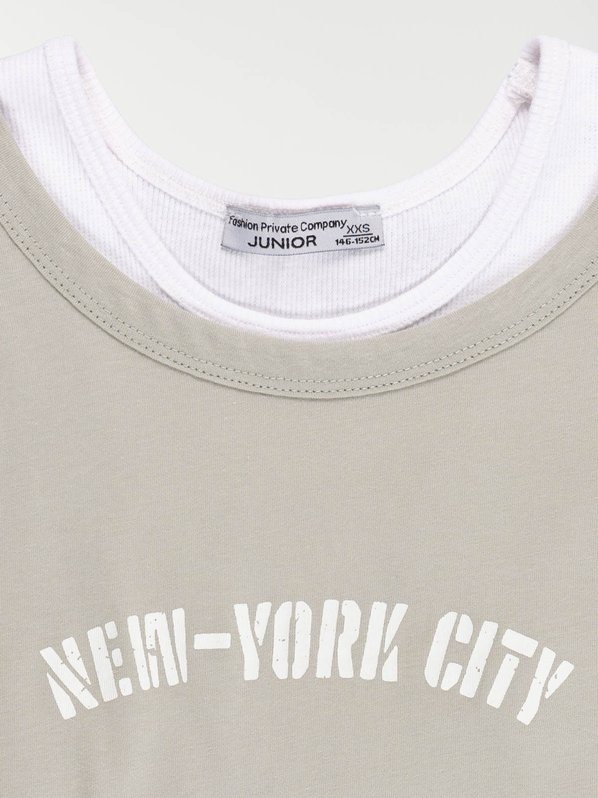 Tee-shirt 2 en 1 sport fille (XXS-M)