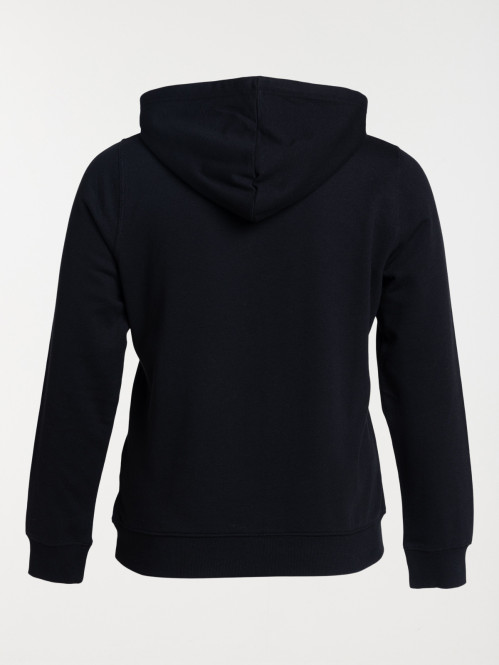 Sweat à capuche noir grande...