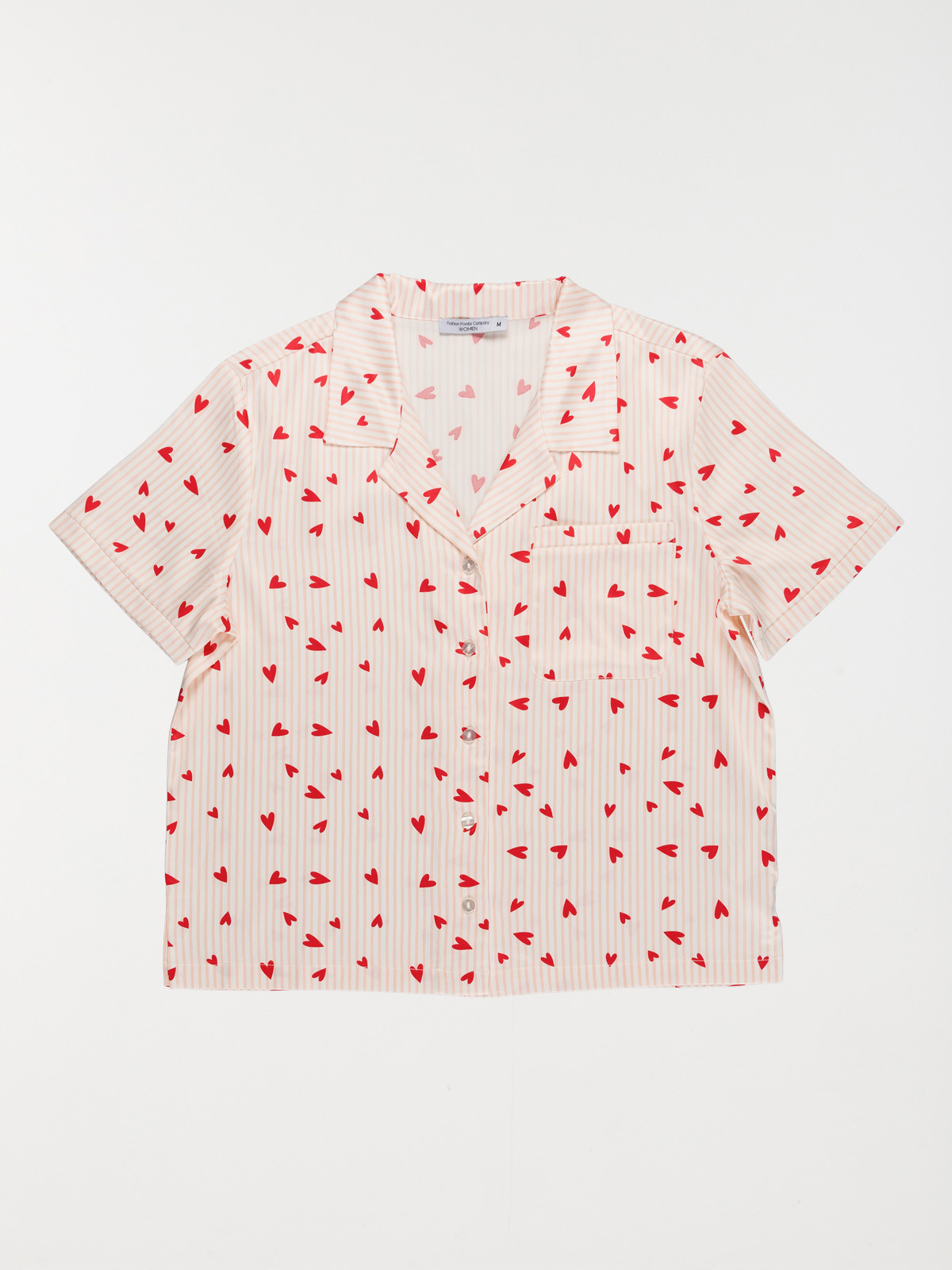 Pyjashort motif coeur femme Pyjashort motif coeur femme