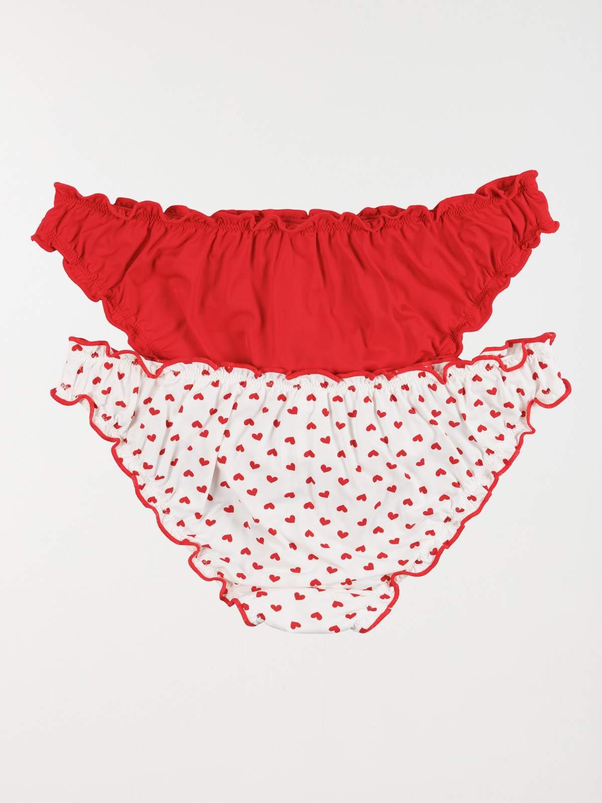 Lot de 2 culottes froufrous femme (S-XL)