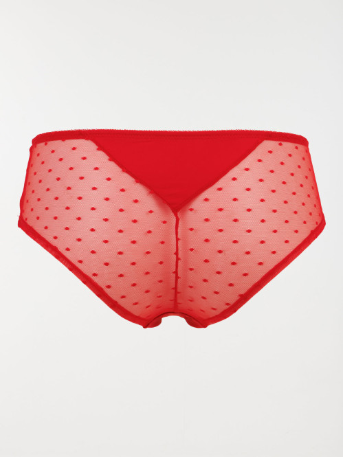 Shorty plumetis rouge fatal...