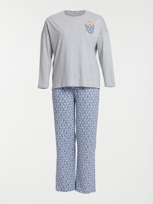 Pyjama renard grande taille femme