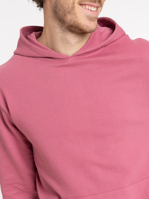 Sweat à capuche rose...