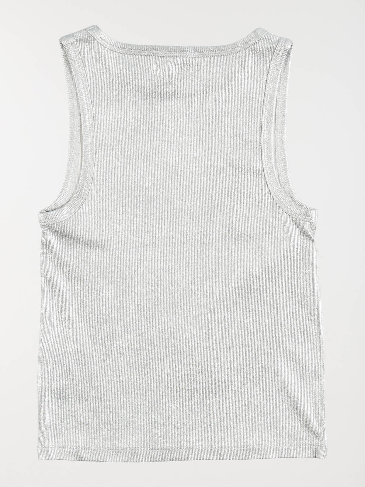 Débardeur argenté fille (XXS-M) Débardeur argenté fille (XXS-M)