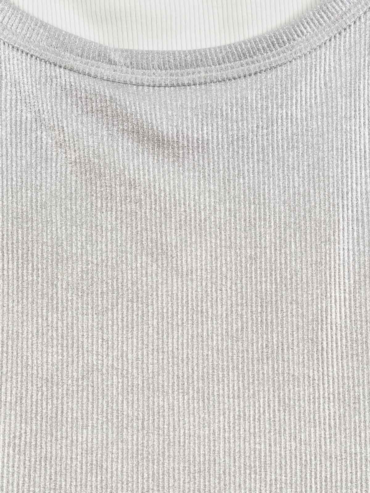 Débardeur argenté fille (XXS-M) Débardeur argenté fille (XXS-M)