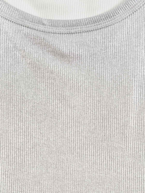 Débardeur argenté fille...