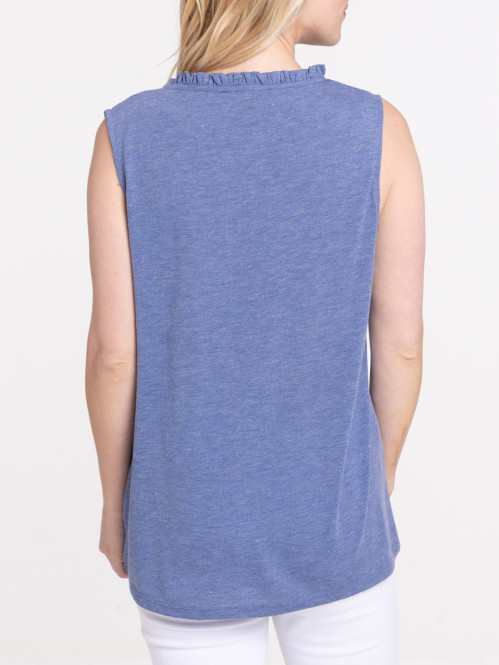 Débardeur sunset blue femme