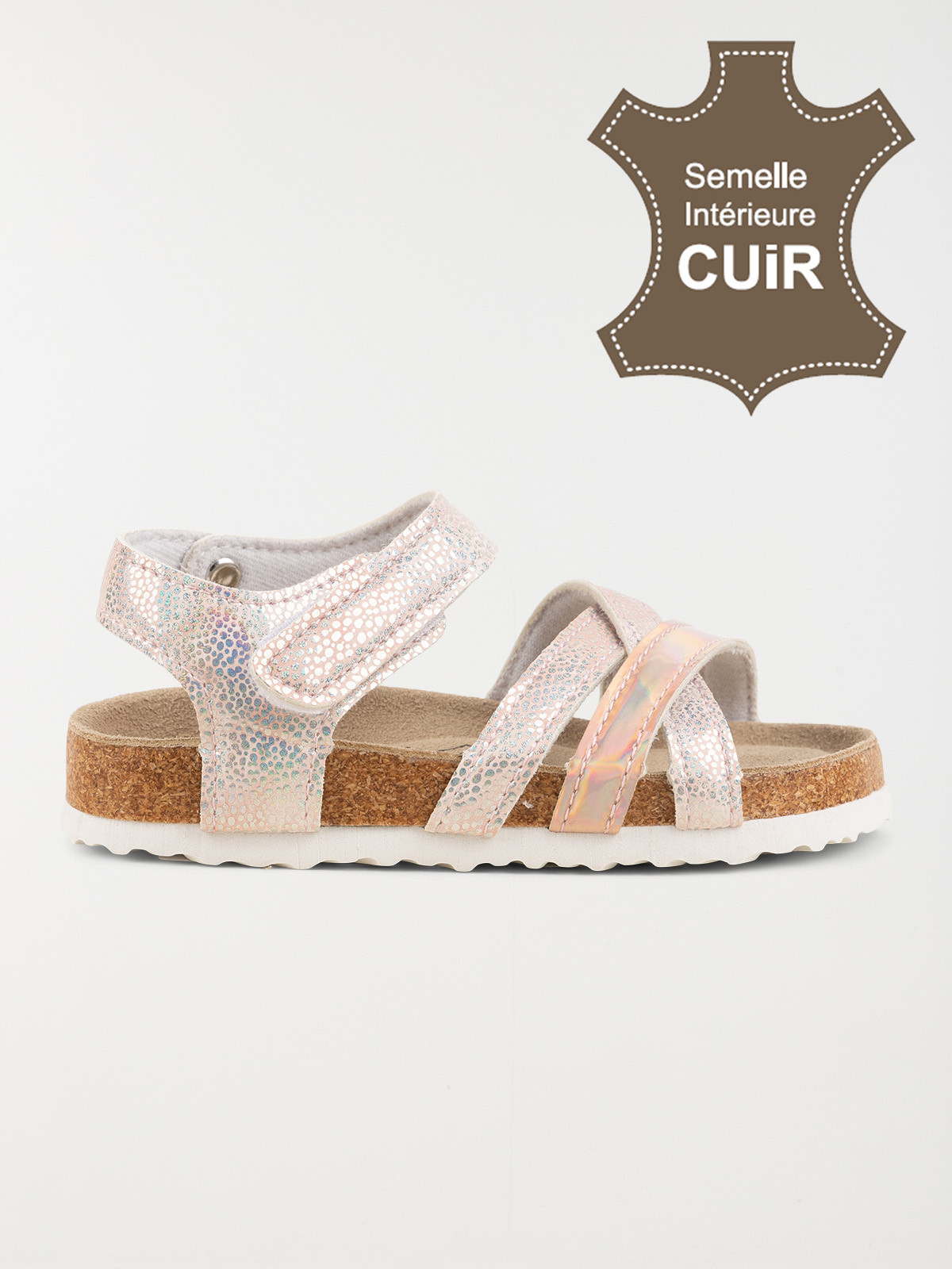 Sandales irisées fille (31-35)