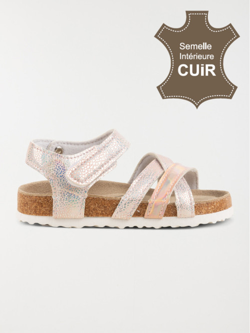 Sandales irisées fille (31-35)