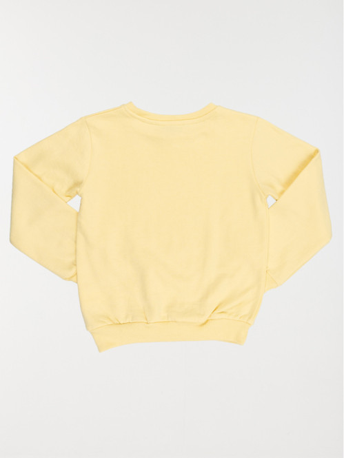 Sweat uni motif garçon (3-12A)