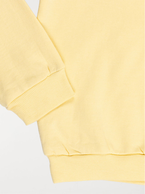 Sweat uni motif garçon (3-12A)