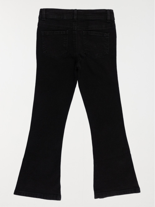 Jean flare noir fille (3-12A)