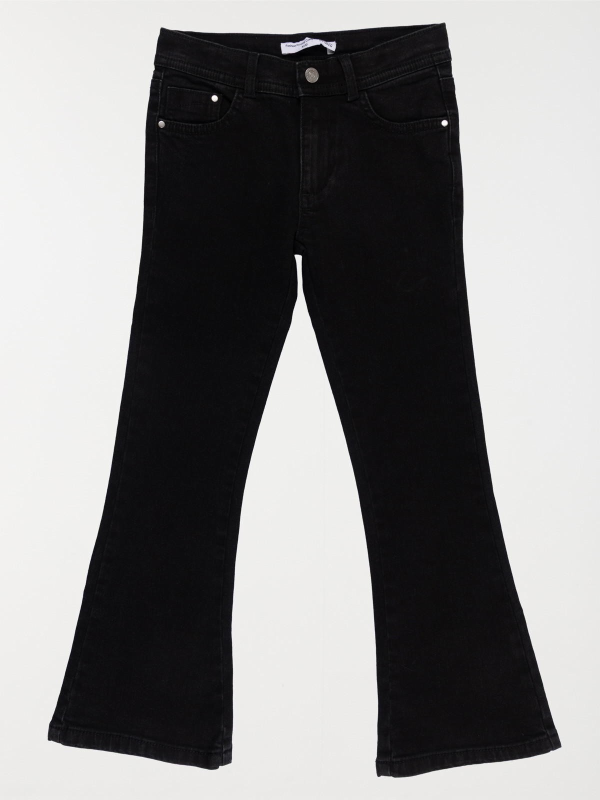 Jean flare noir fille (3-12A)