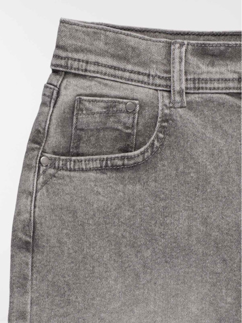 Jean wide leg gris neige...