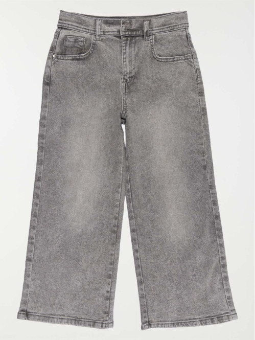 Jean wide leg gris neige...
