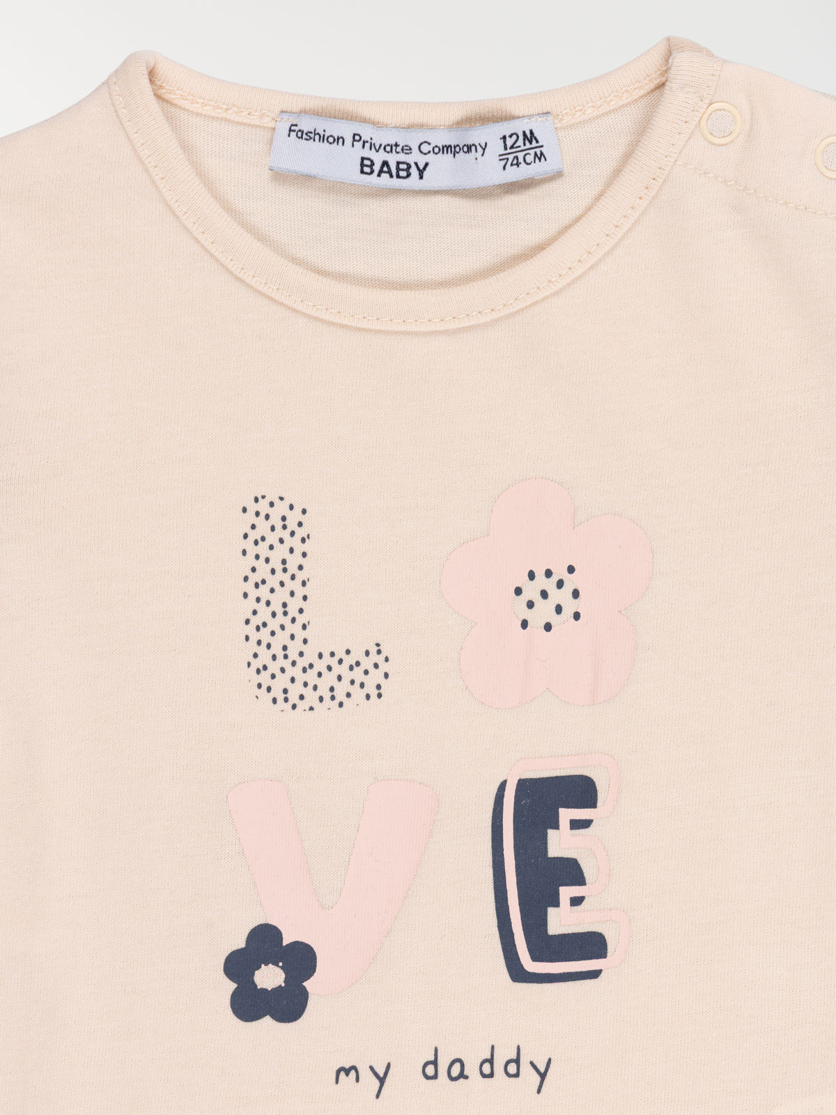 T-shirt Love fille (3-36M)