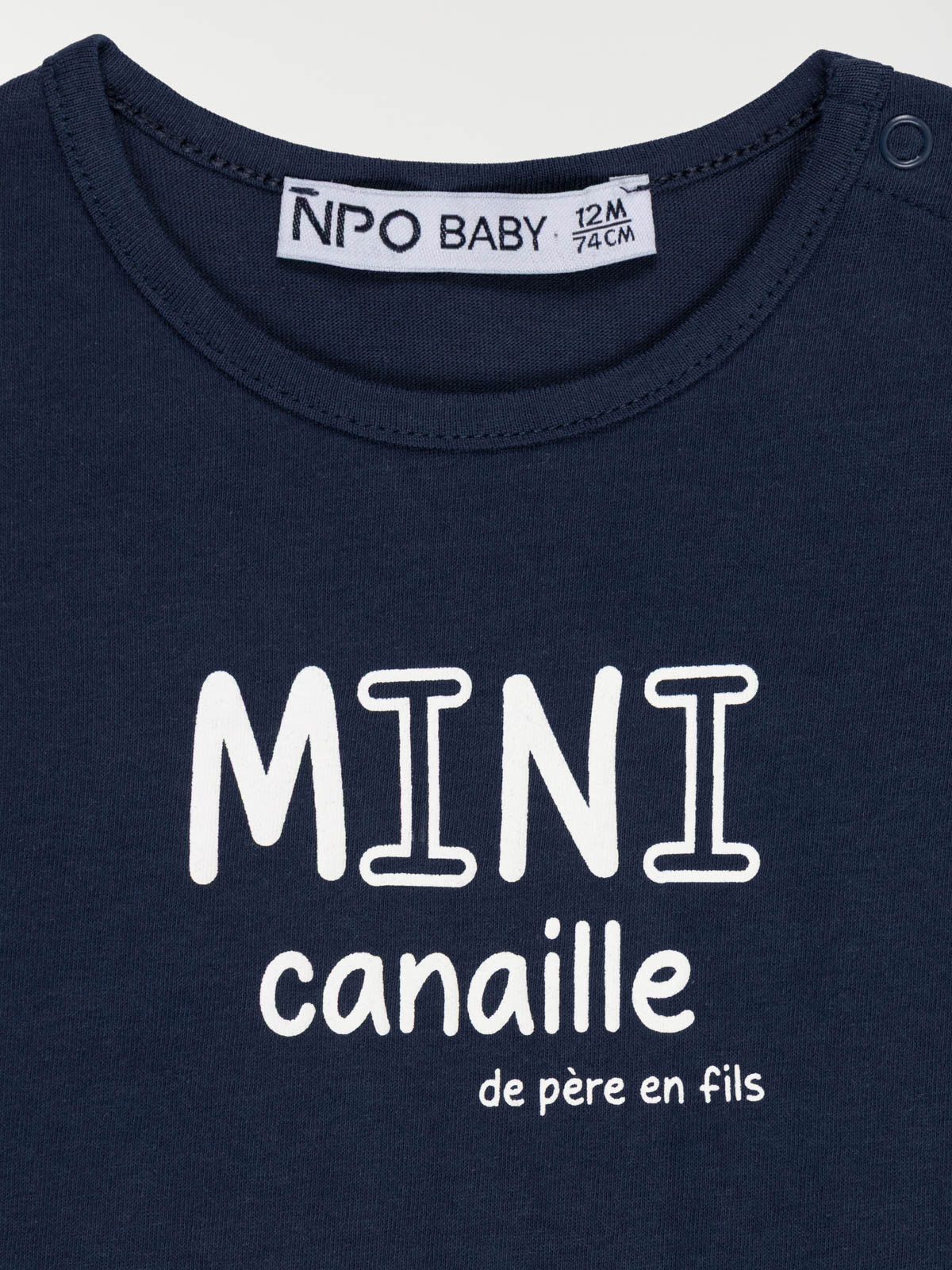 Tee-shirt à message garçon (3-36M)