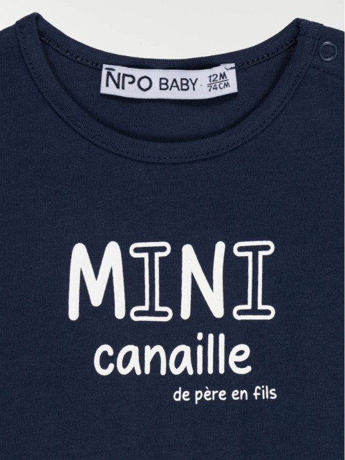 Tee-shirt à message garçon...