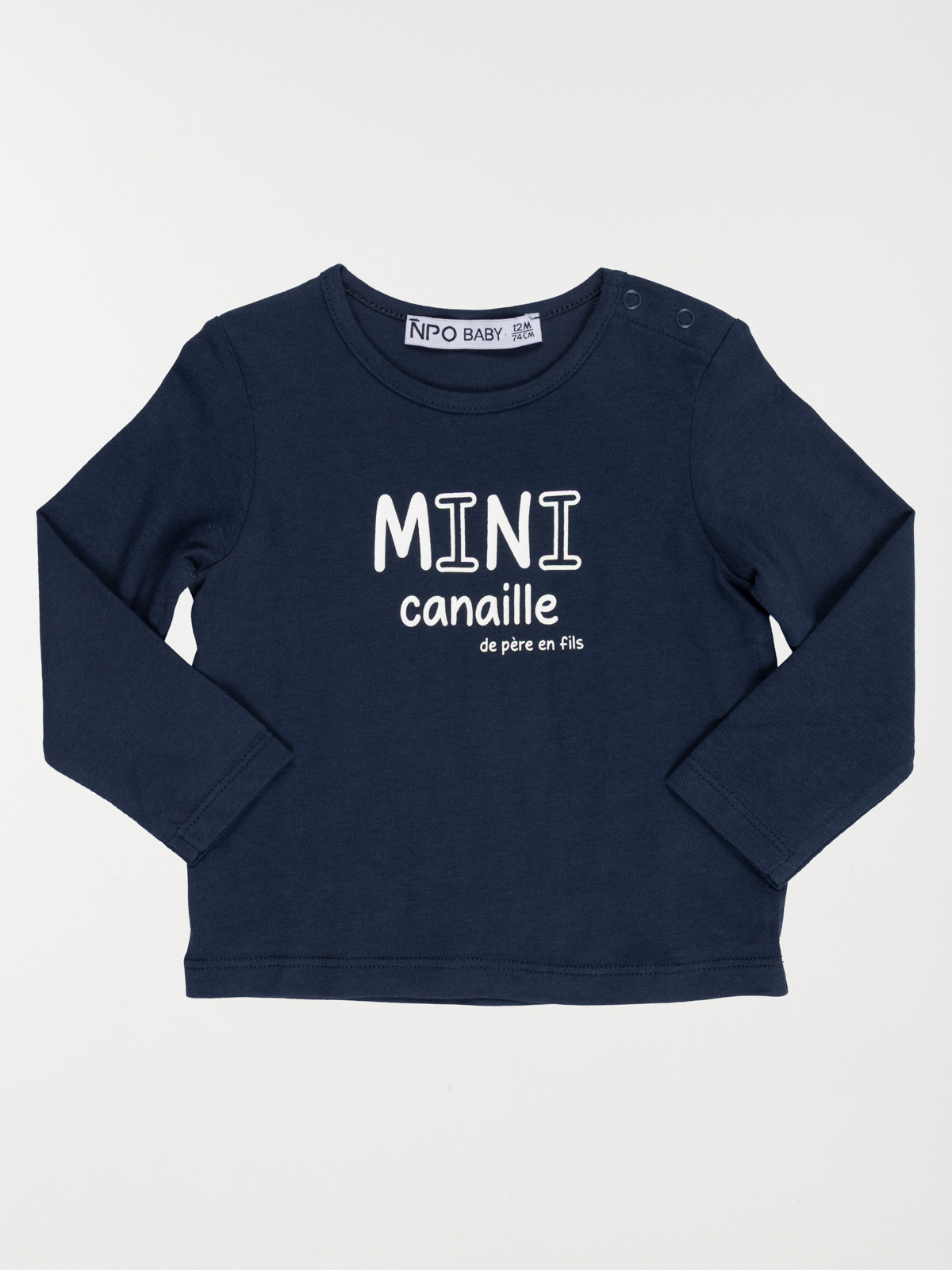 Tee-shirt à message garçon (3-36M)