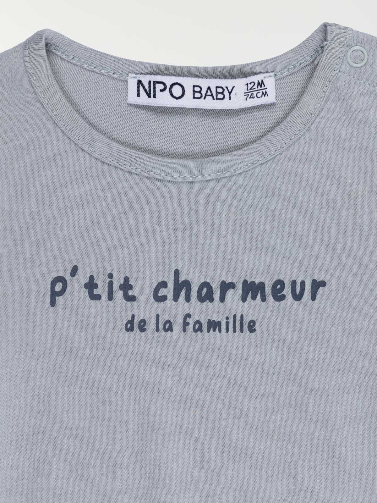 Tee-shirt p'tit charmeur garçon (3-36M)