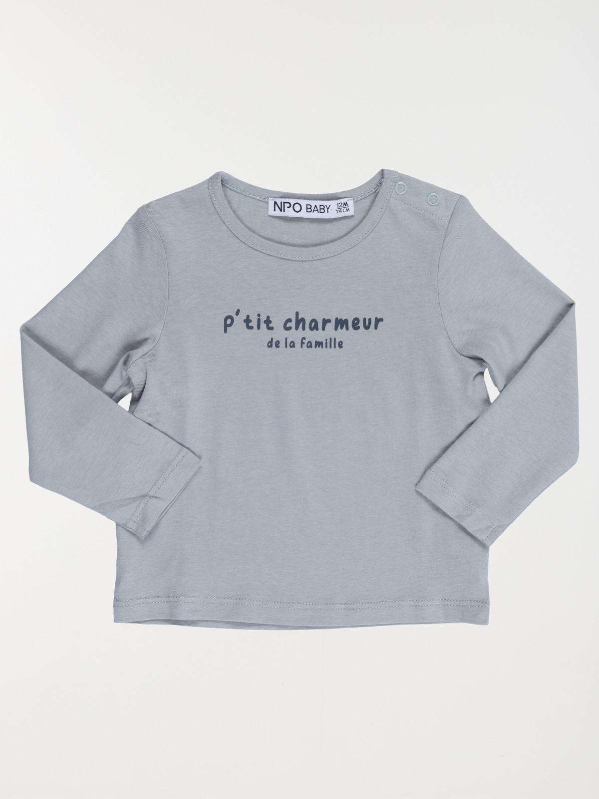 Tee-shirt p'tit charmeur garçon (3-36M)
