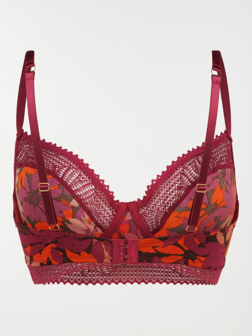 Soutien-gorge fleuri femme...