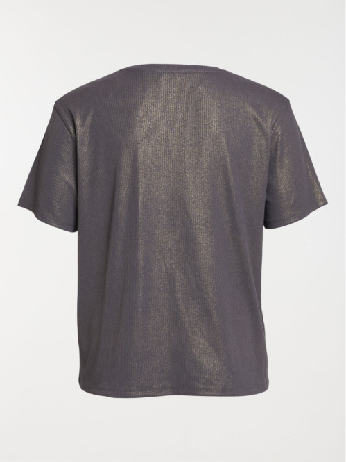 T-shirt gris orage grande...