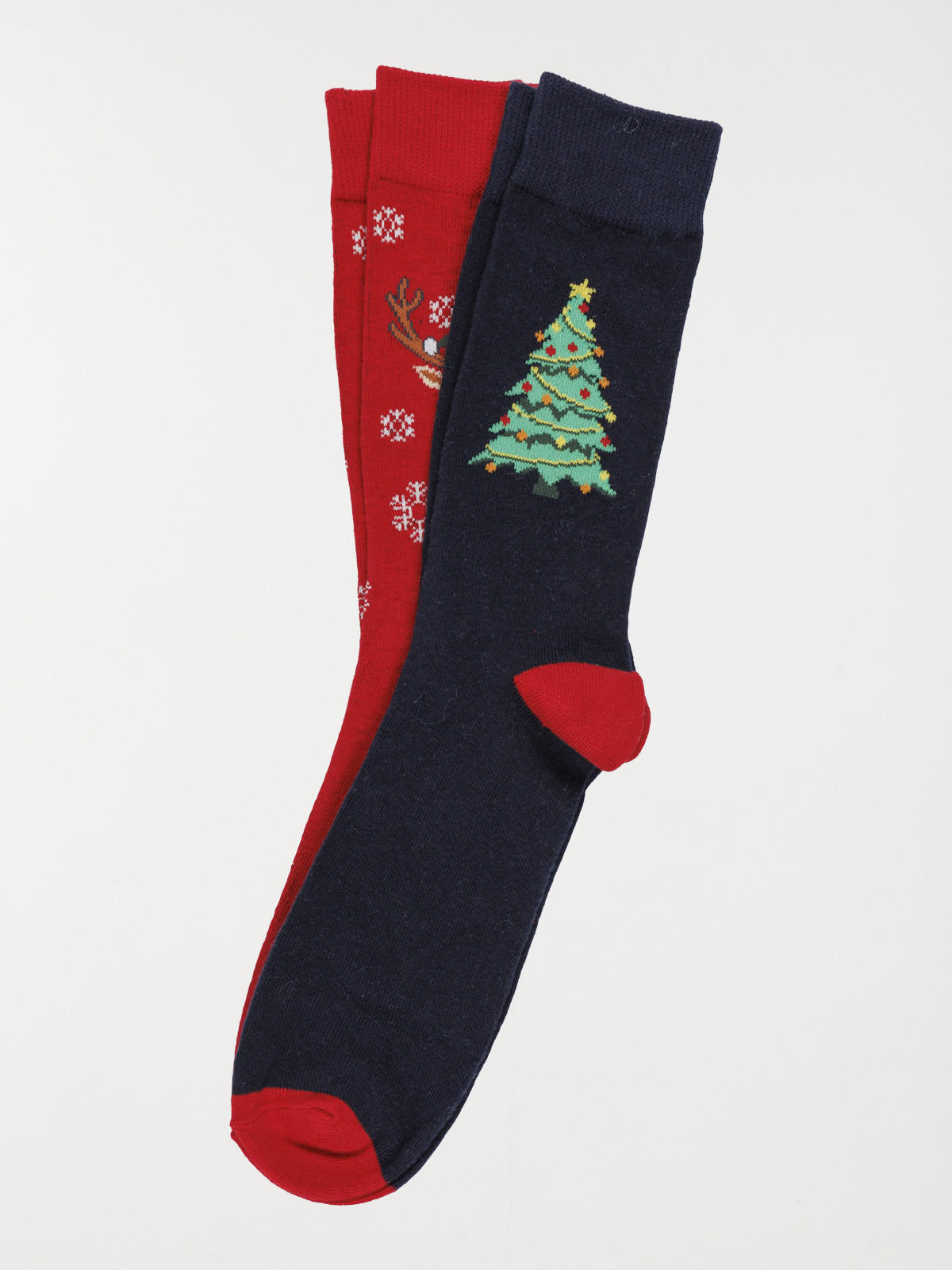 Chaussettes imprimées de noël homme