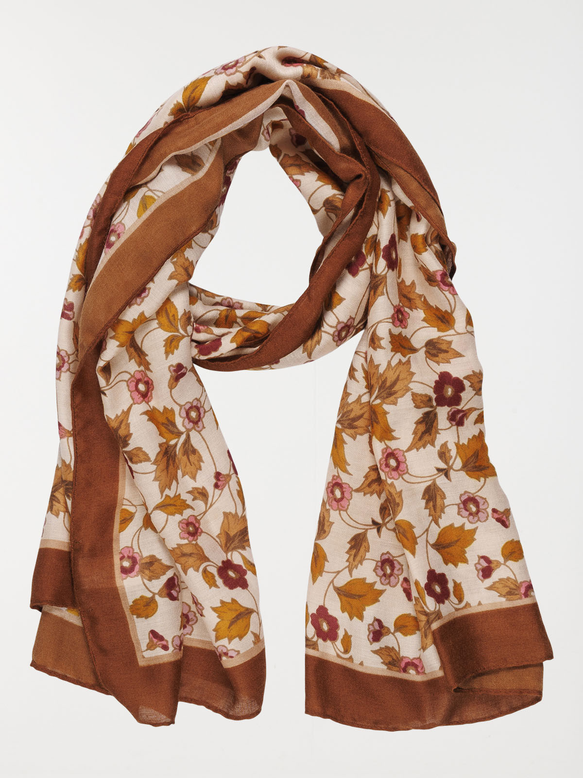 Foulard fleuri femme