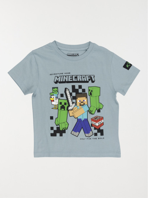 Tee-shirt Minecraft garçon...