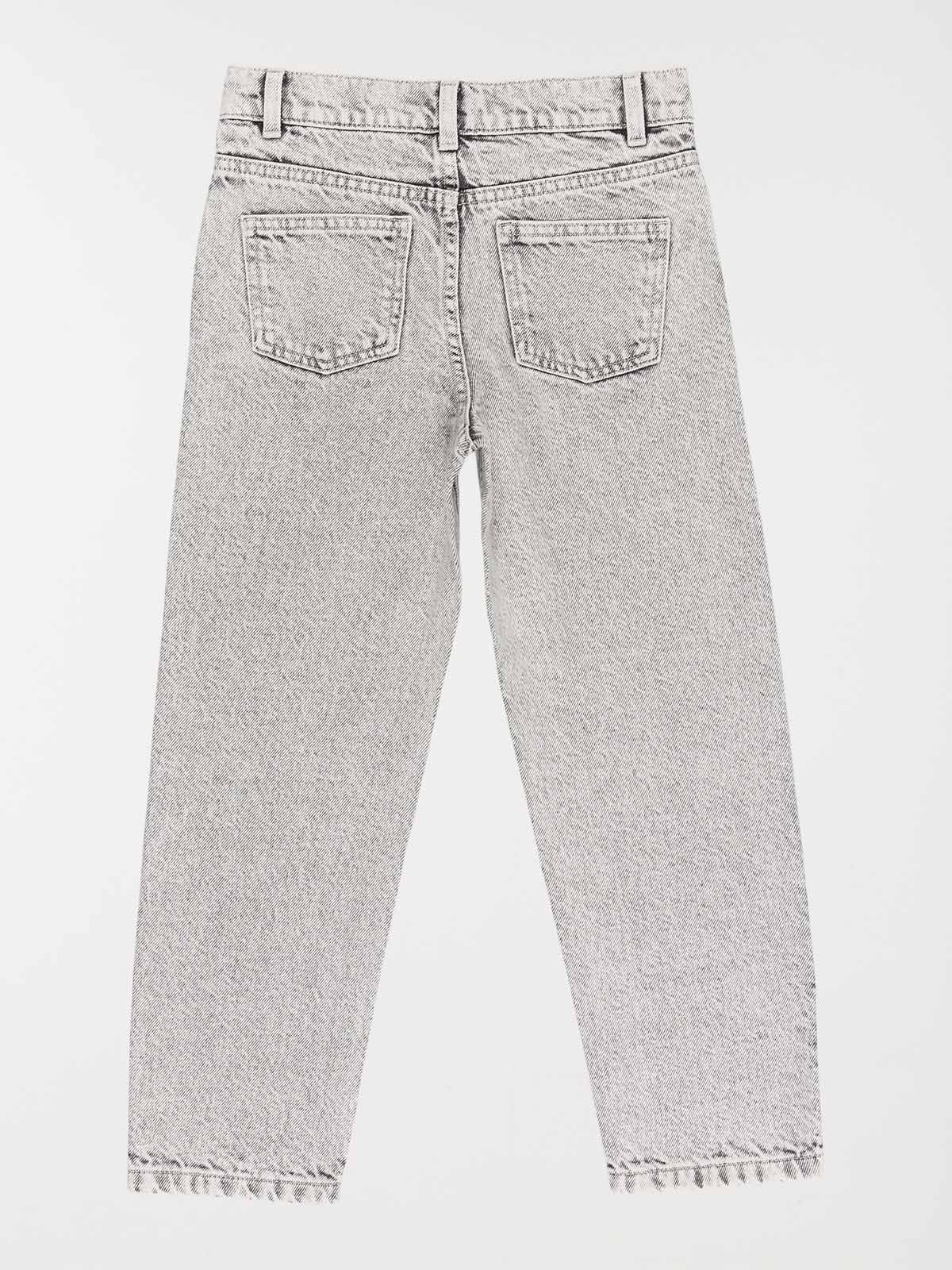 Jean relaxed gris bleach garçon (3-12A) 