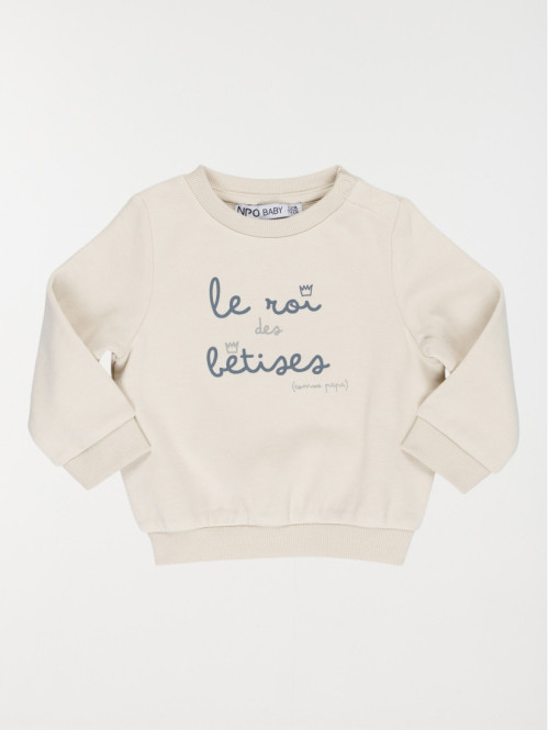 Sweat roi des bêtises...