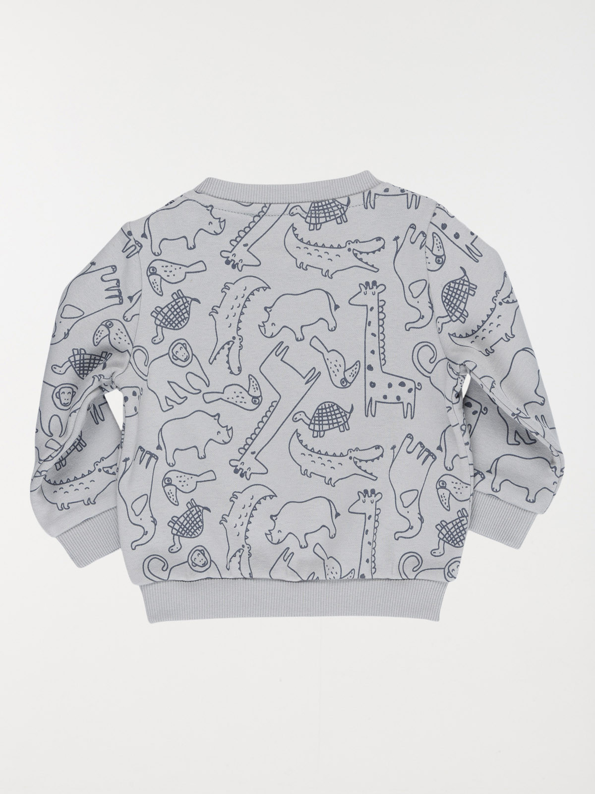 Sweat gris imprimé garçon (3-36M) Sweat gris imprimé garçon (3-36M)