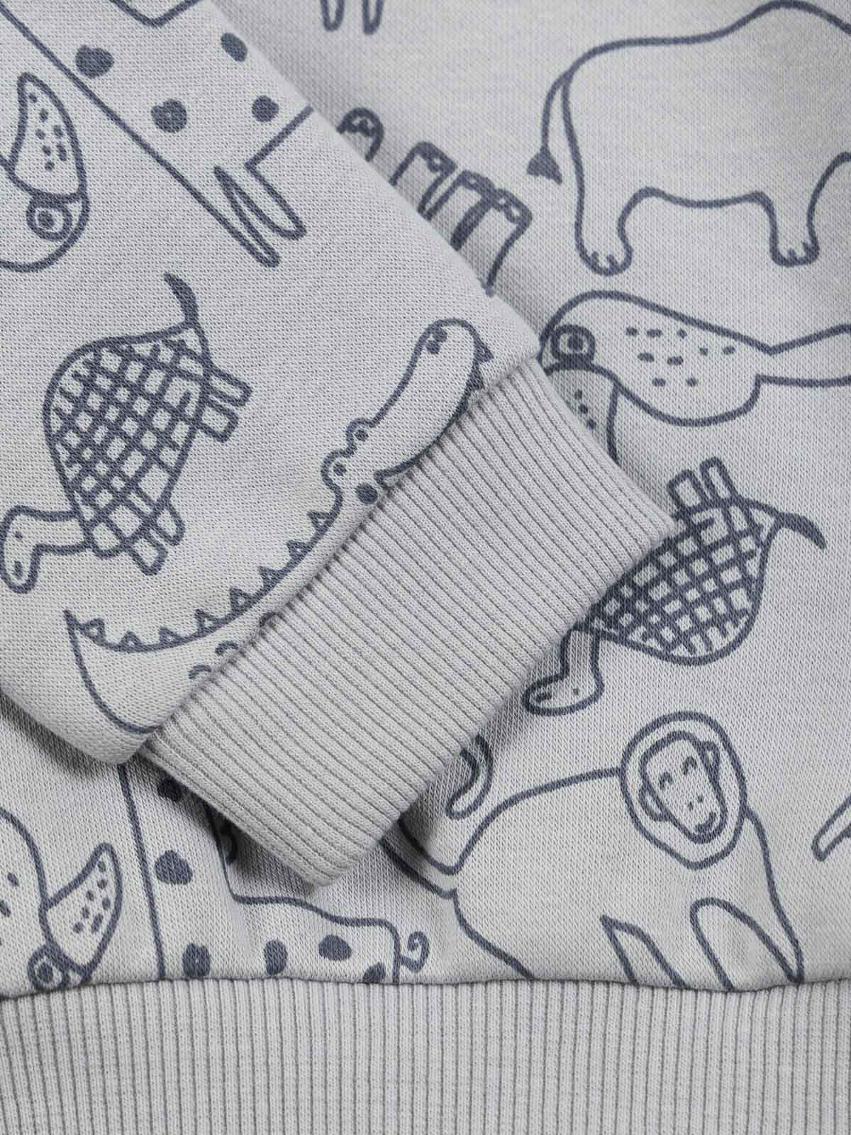 Sweat gris imprimé garçon (3-36M) Sweat gris imprimé garçon (3-36M)