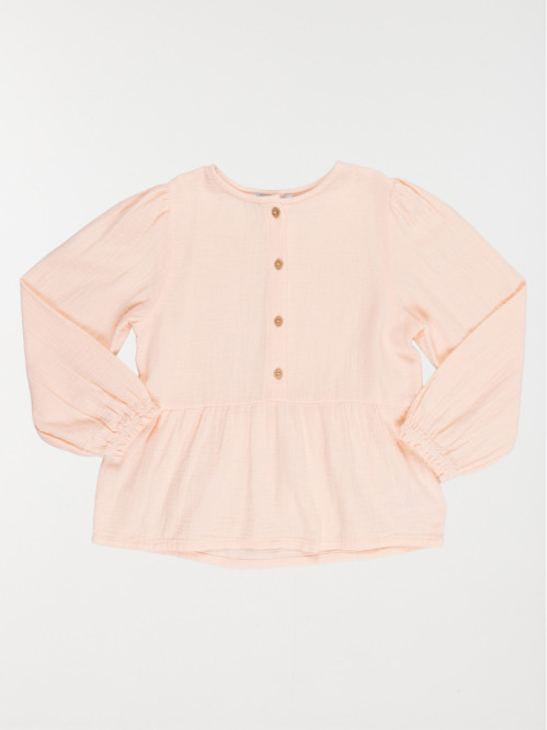 Blouse rose baroque fille...