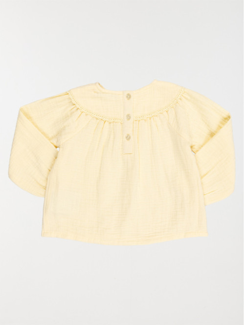Blouse col rond fille (3-36M)