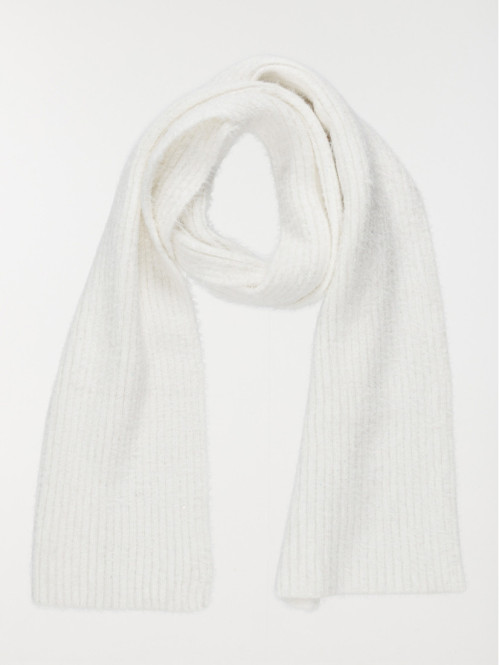 Echarpe écru femme