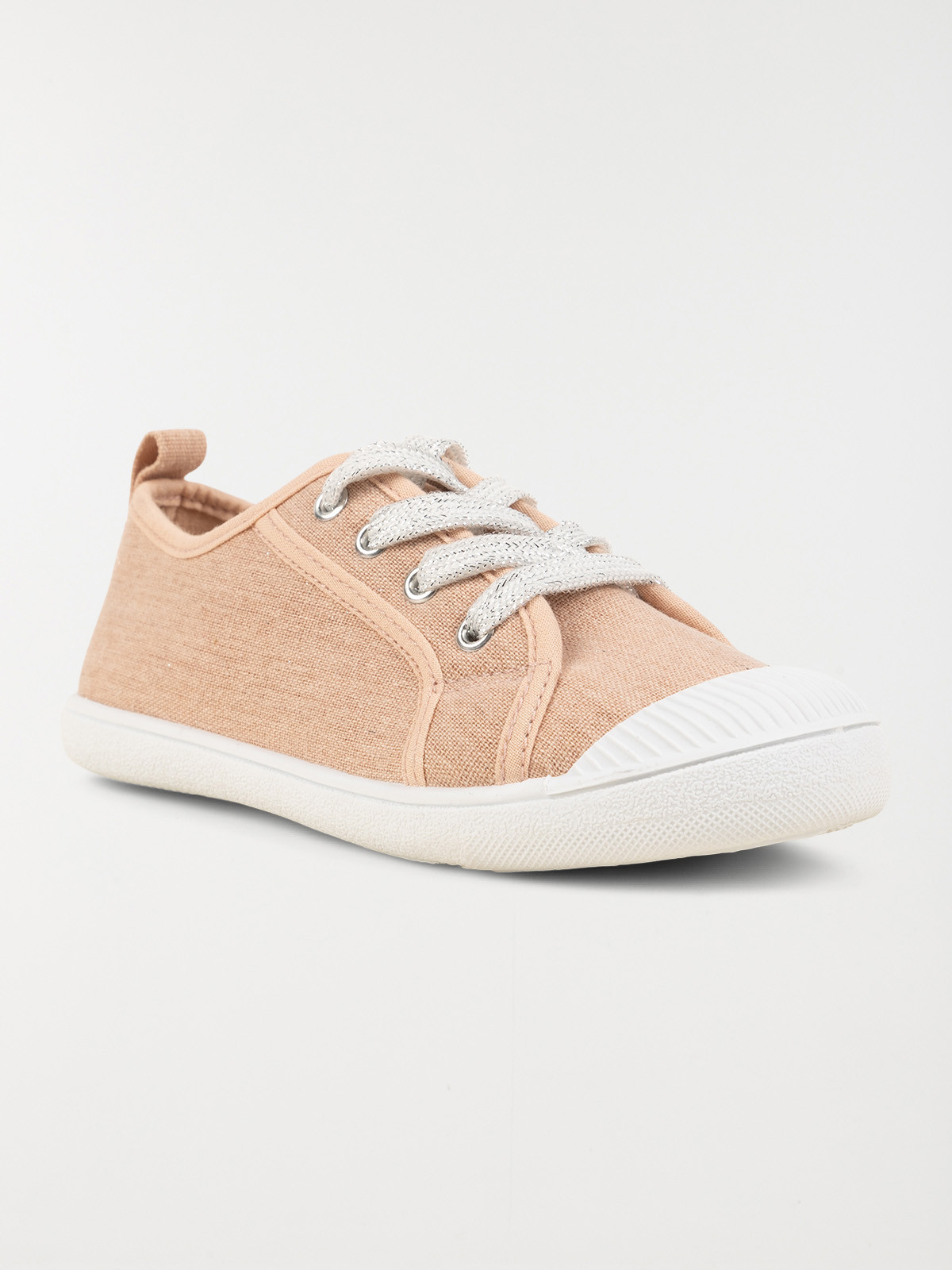 Tennis toile rose fille (31-35) Tennis toile rose fille (31-35)