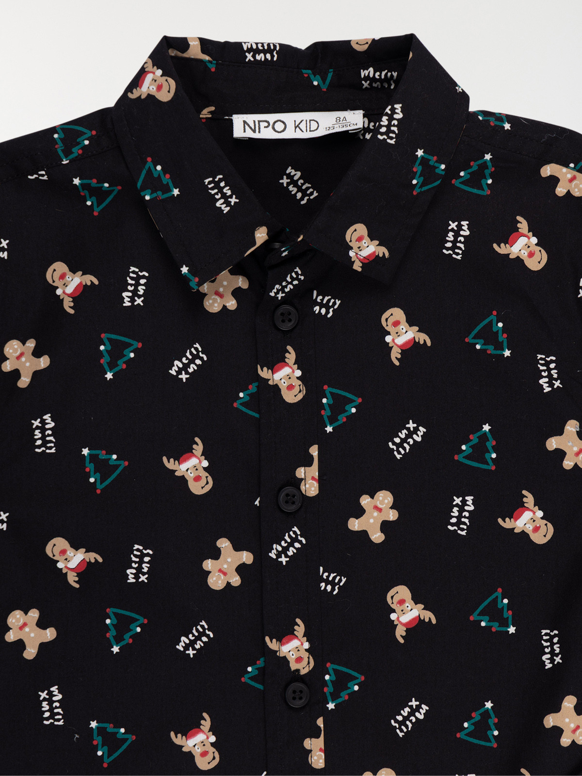 Chemise de noël garçon (3-12A) Chemise de noël garçon (3-12A)