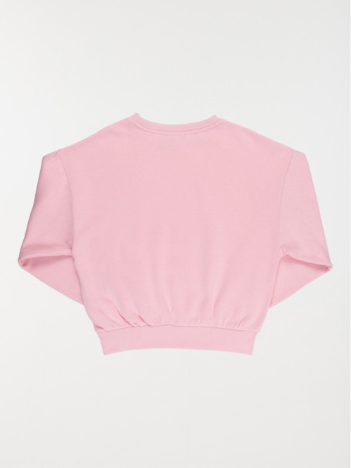 Sweat basique rose poudré...