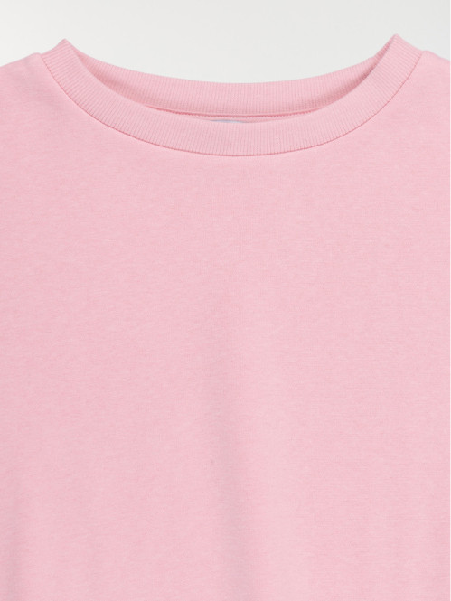 Sweat basique rose poudré...