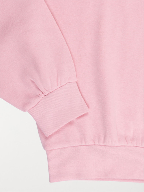 Sweat basique rose poudré...