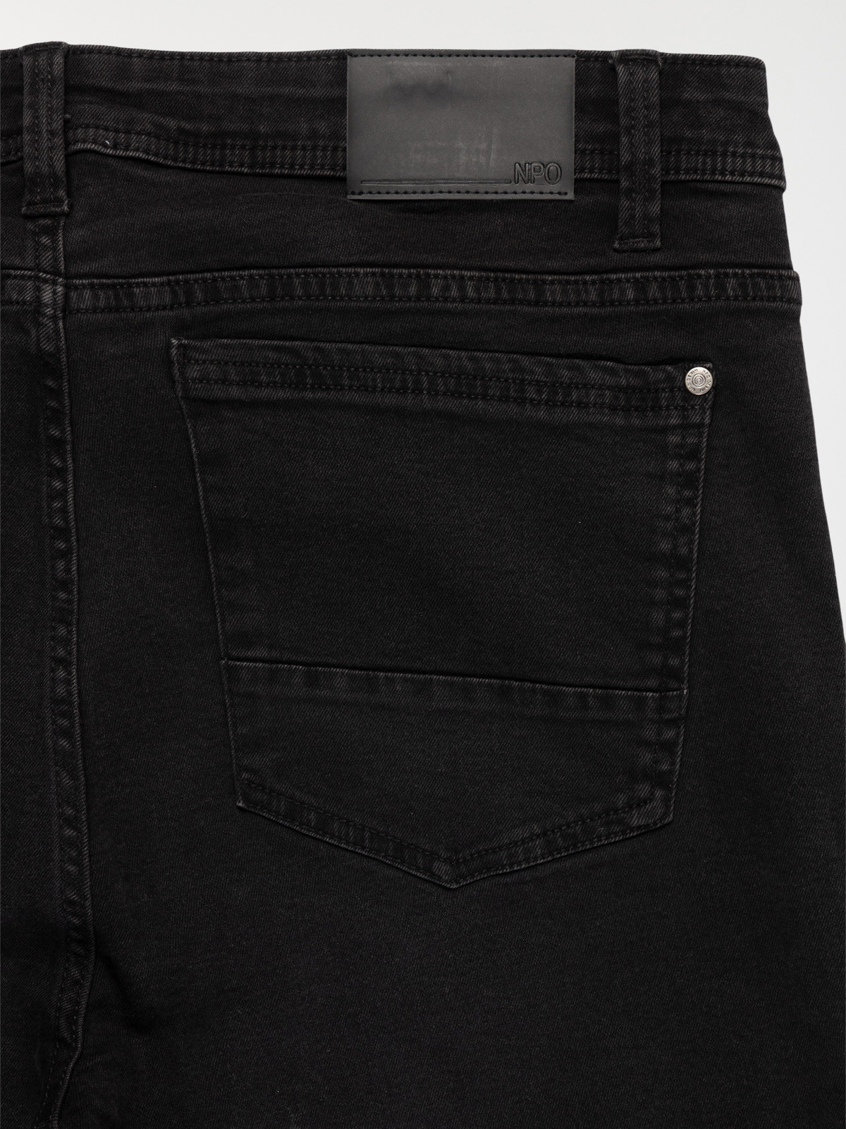 Jean noir slim grande taille homme