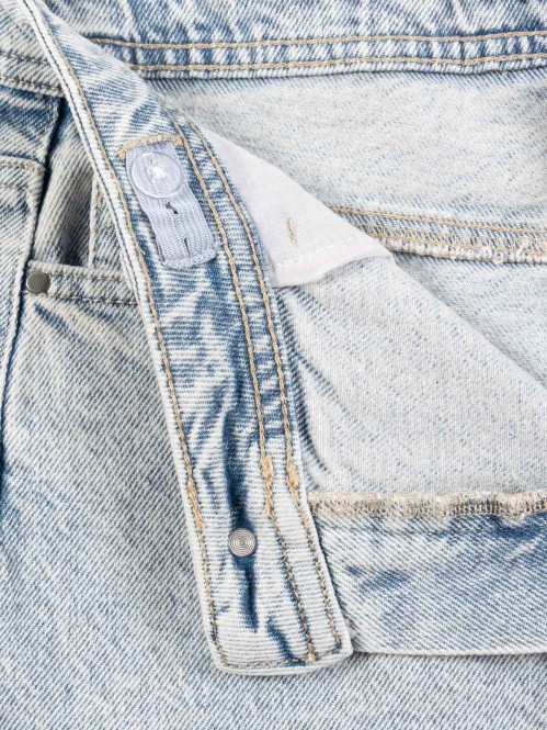 Jean straight bleached...