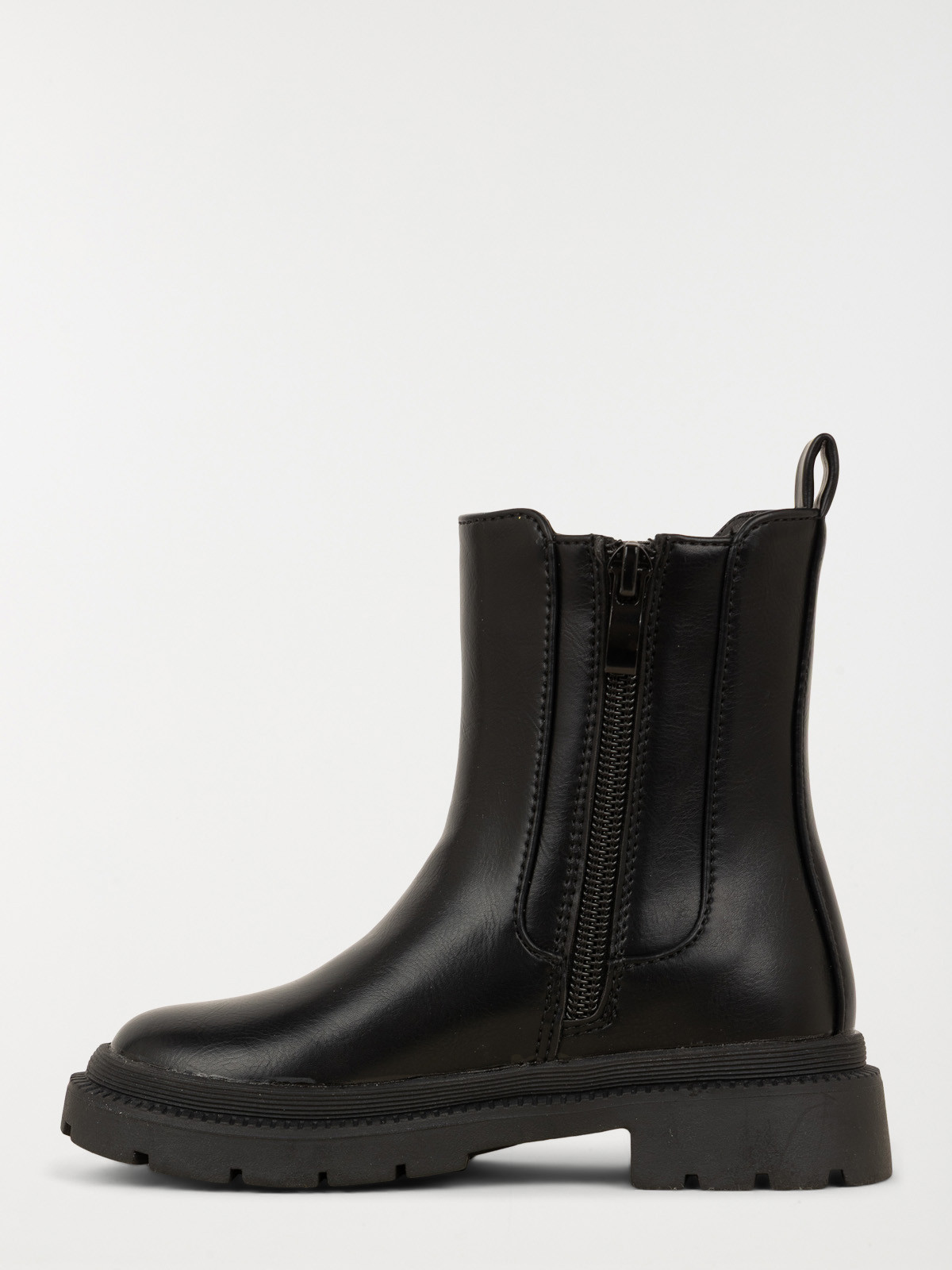 Bottines coeurs noires fille (24-30) Bottines coeurs noires fille (24-30)