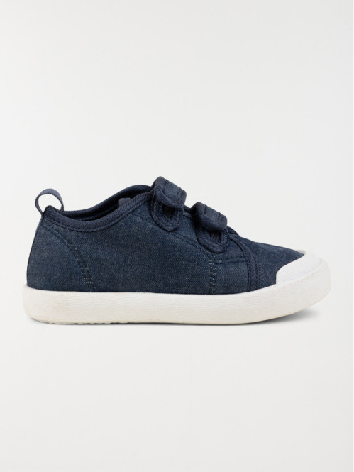 Tennis toile bleu jean garçon (24-30)