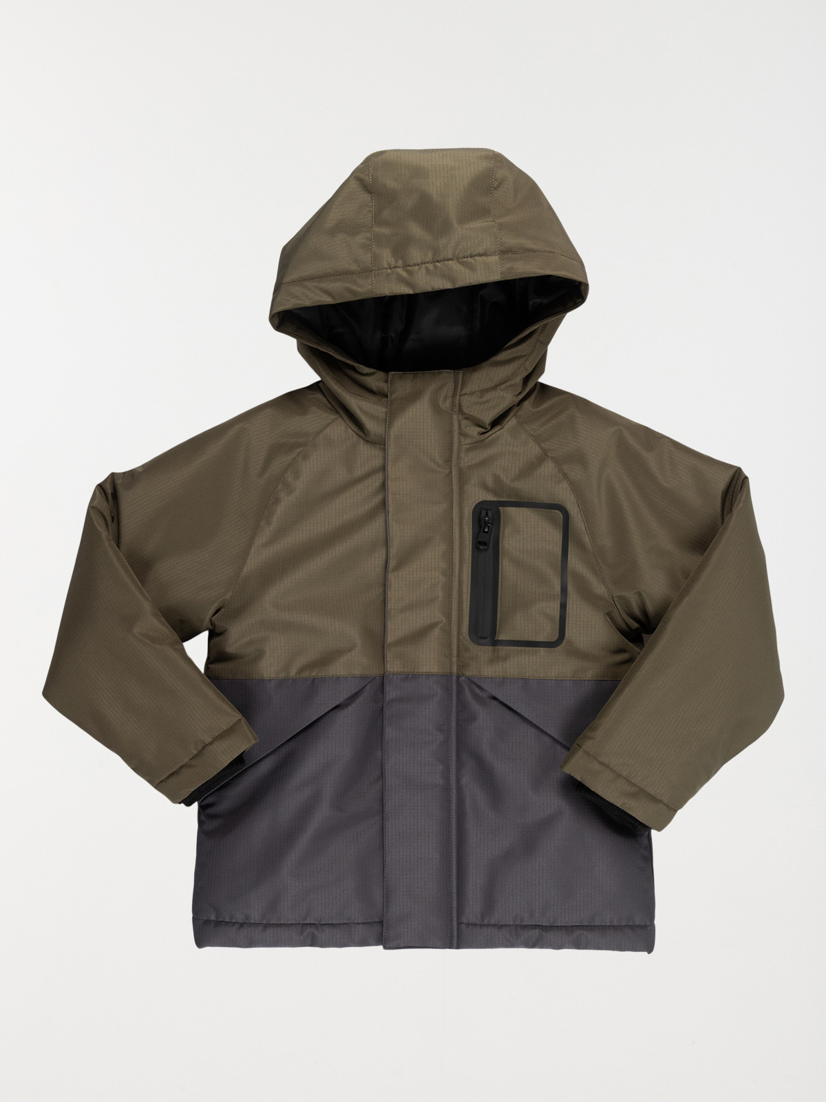 Parka capuche bicolore garçon (3-12A)