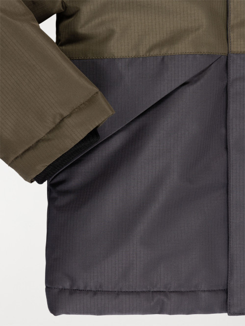 Parka capuche bicolore...