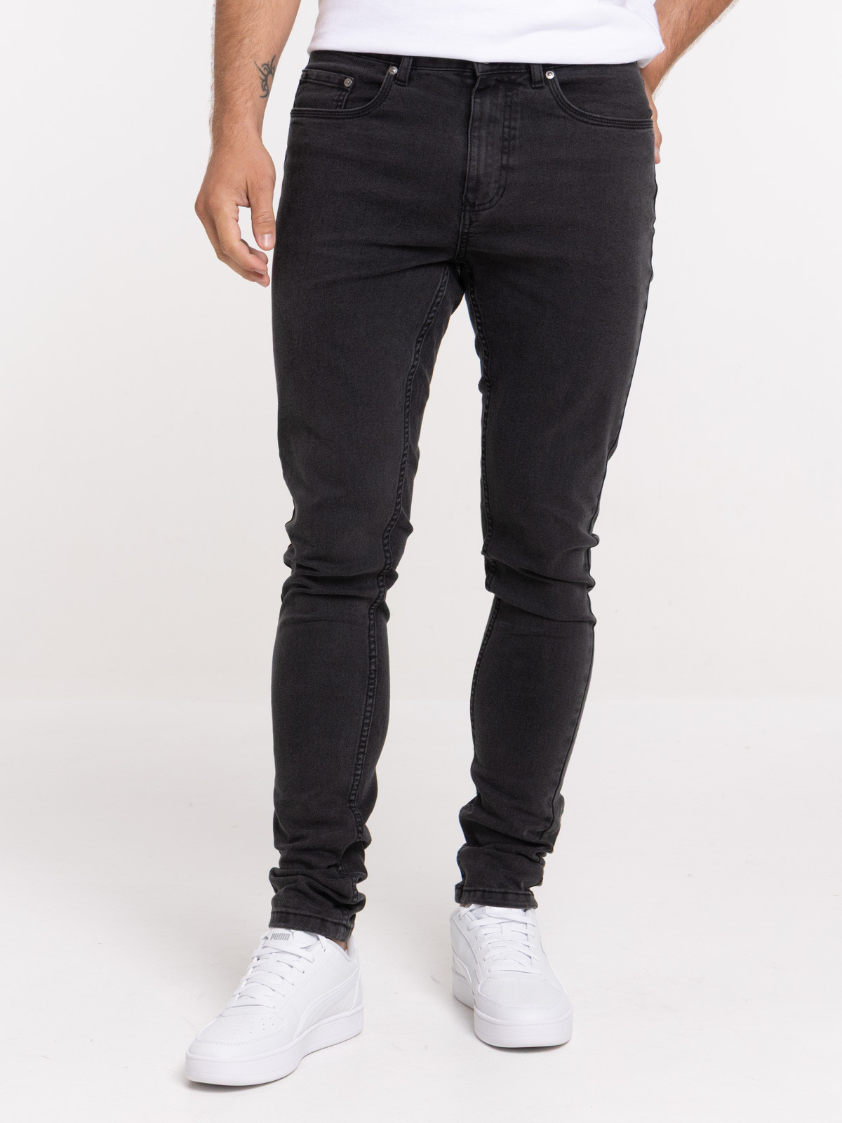 Jean skinny noir homme